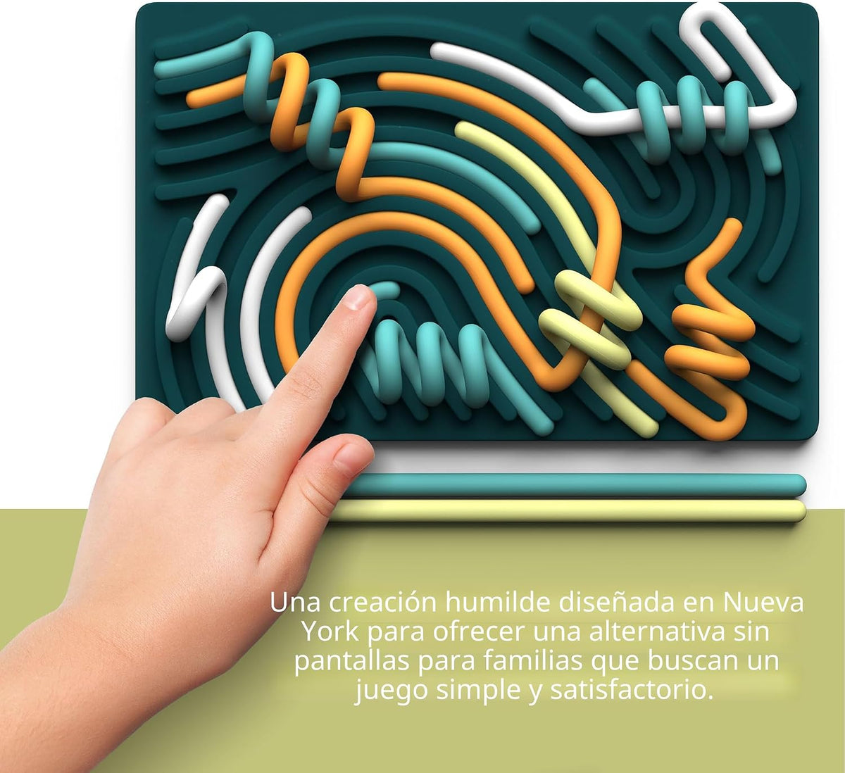 Tabla de Actividad Sensorial Pushpeel: Juguete de silicona para aliviar el estrés, ansiedad, TDAH y autismo | Silencioso, sin desorden | Niños de 3 años en adelante y adultos | Incluye bolsa de viaje