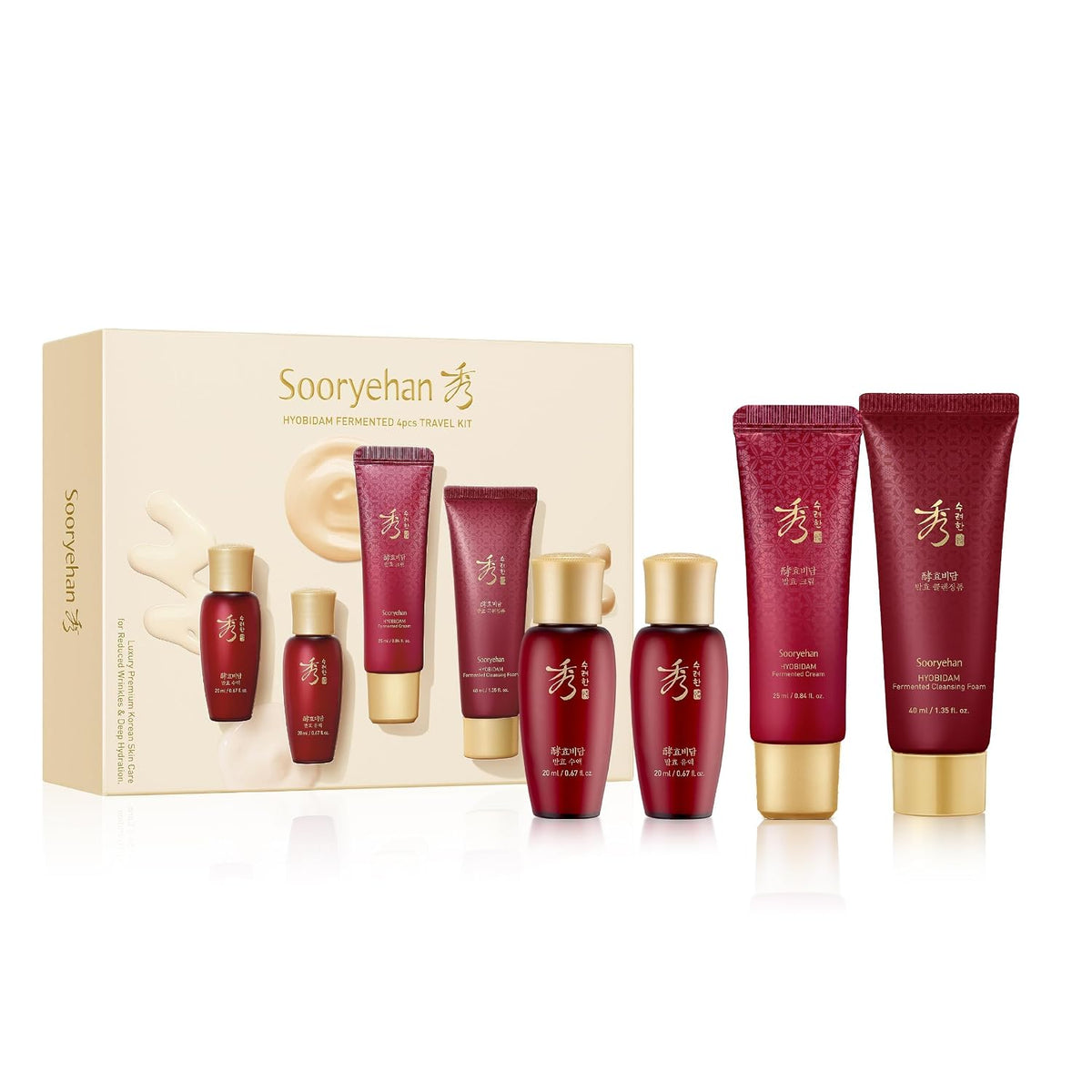 Sooryehan Kit de viaje fermentado Hyobidam (paquete de 4) \u2013 Se...