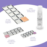 FIXY Kit de recarga de maquillaje definitivo: incluye 30 sartenes m...