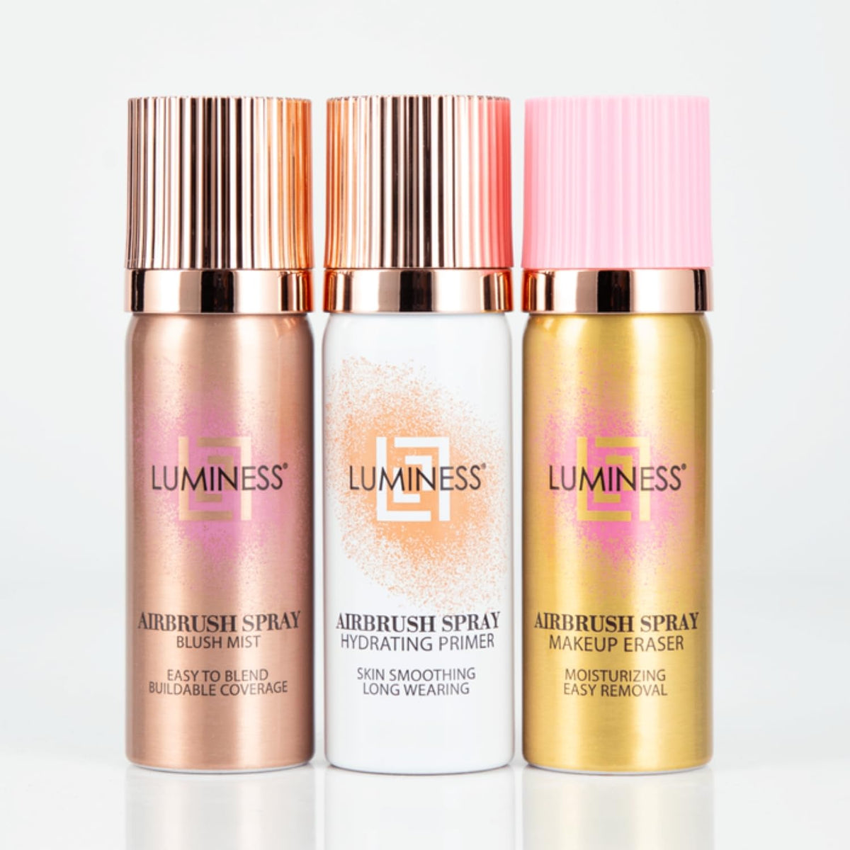 LUMINESS Kit de trío con acabado impecable en aerosol con aerógrafo...