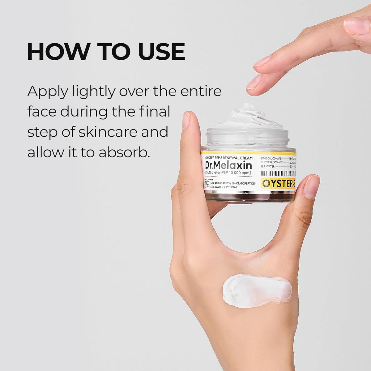 Dr.Melaxin Oyster Pep3 Renewal Cream | Hidratante facial antienveje...