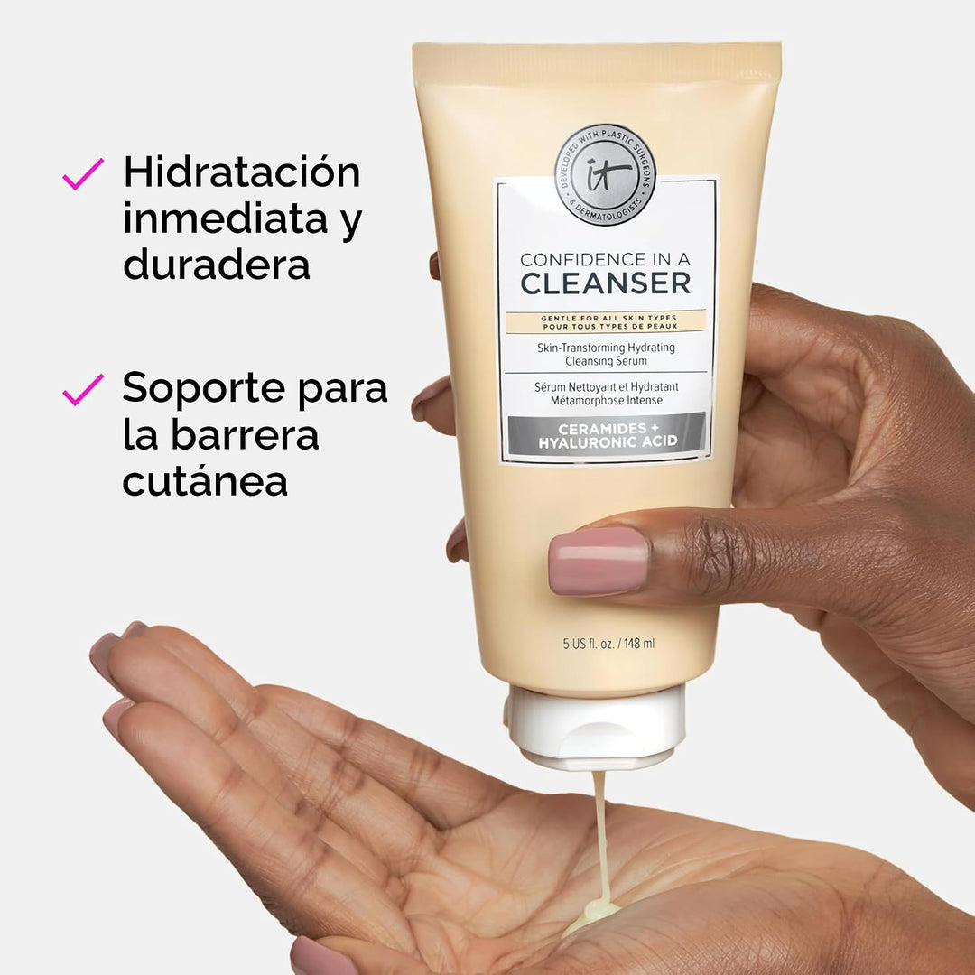 IT Cosmetics Confianza en un limpiador - Lavado facial hidratante c...