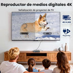 Reproductor de medios 4K Ultra-HD Digitaces para las unidades USB/la