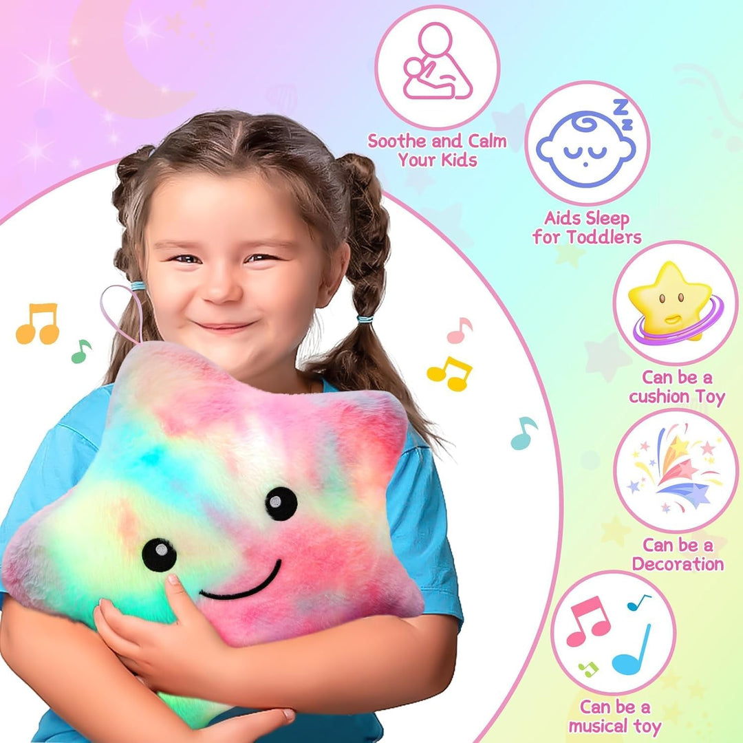 Subao Juguetes sensoriales para niños pequeños, almohada de 14 pulg...