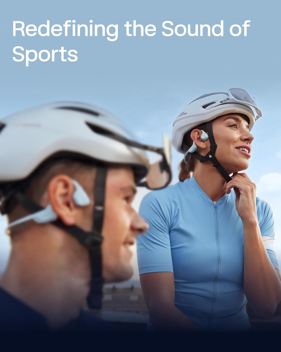 SHOKZ OpenRun Pro - Auriculares de conducción de 2 huesos, auricula...