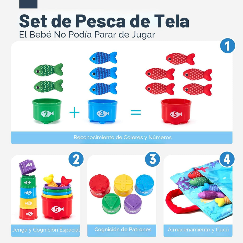 hahaland Juguetes Montessori para niño de 1 año de edad, regalo de