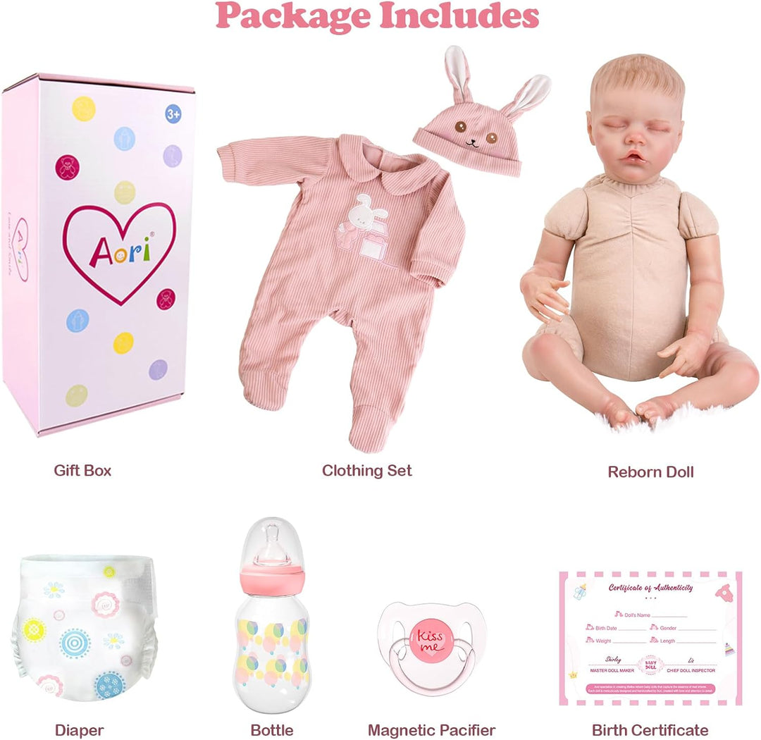 Aori Reborn Baby Dolls Girl \u2013 18 pulgadas realista durmiendo r...