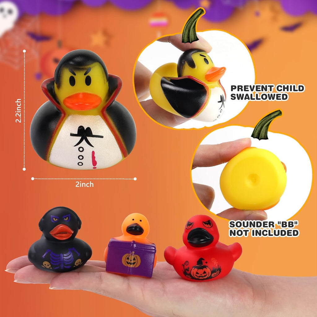 Patos de Halloween para Jeeps - Juego de 50 patos de goma para Halloween a