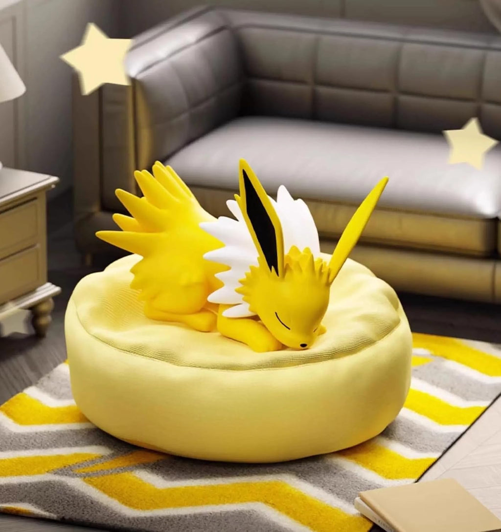 Pokemon - Caja ciega para dormir Eevee - con cama - Mini - Caja de acebo
