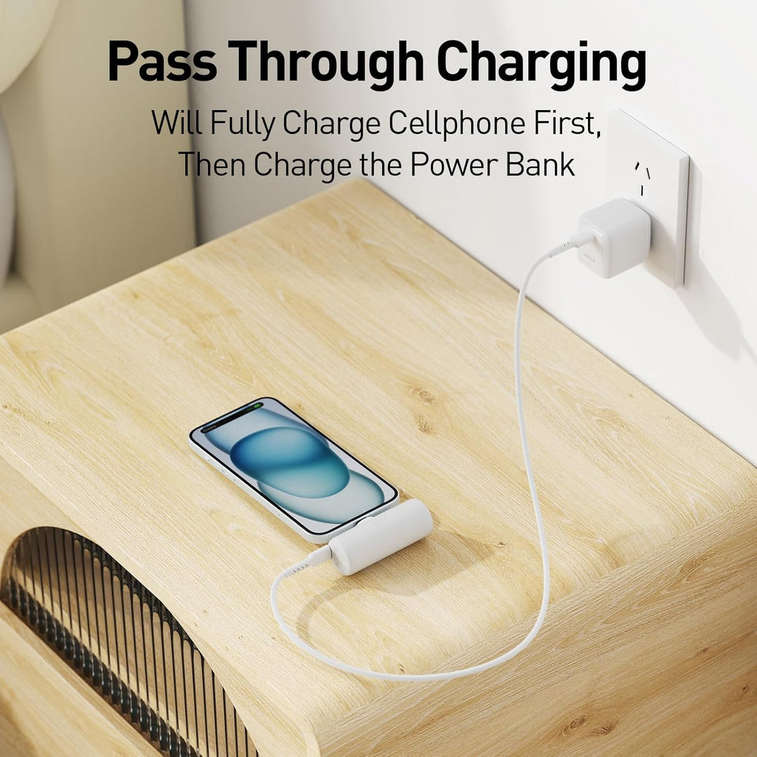 iWALK Cargador portátil de 4,500mAh para iPhone 15\/16\/17, batería...