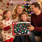 HOGOKIDS Calendario de Adviento adornos de Navidad juego