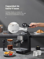 Máquina de café espresso Reemix de 3.5 bar, 800 W de tamaño compacto