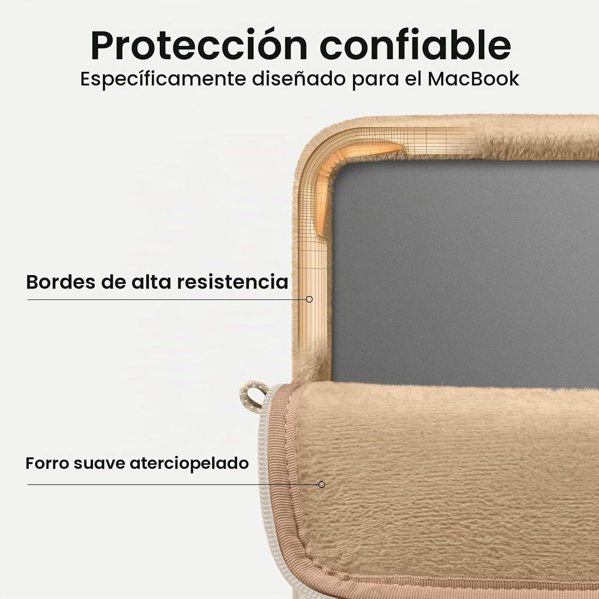 tomtoc Funda protectora para portátil 360 para MacBook Air M5\/A344...