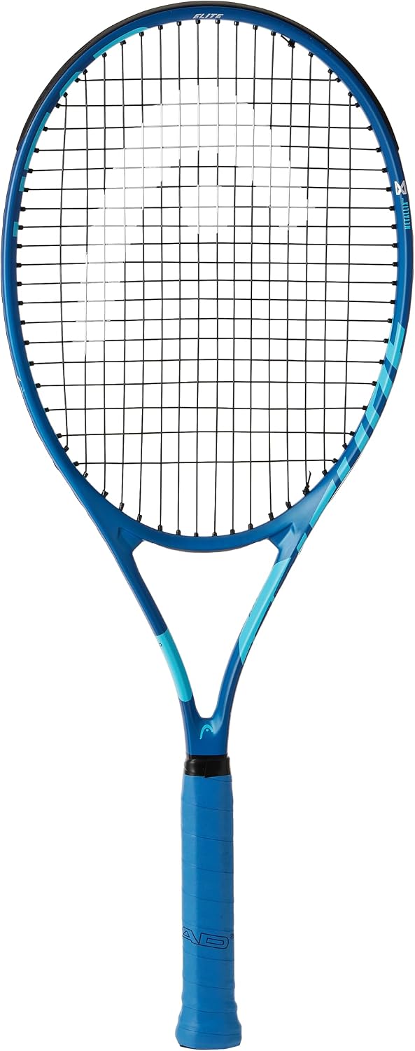 Head Metallix Attitude Elite - Raqueta de tenis azul para adultos, raqueta de tenis ligera para adultos, tamaño mediano para una mezcla de potencia y control