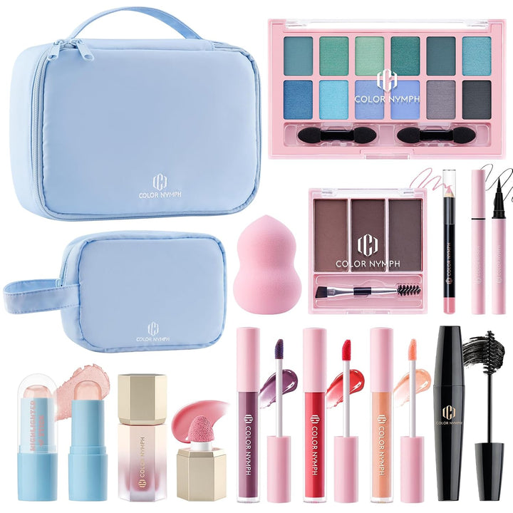 Color Nymph Kit de maquillaje para niñas adolescentes con bolsa de...