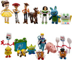Juego de 17 figuras de dibujos animados para Toy Theme Story, bonitas figuritas para decoración de mesa, decoración de fiesta de cumpleaños, decoración de habitación de escritorio de coche
