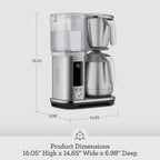 Breville BDC465BSS Luxe Brewer - Jarra térmica, acero inoxidable cepillado