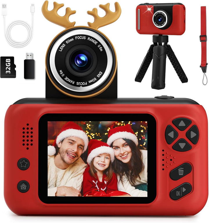 Cámara digital para niños de Makolle para niñas de 3, 4, 5, 6, 7, 8...