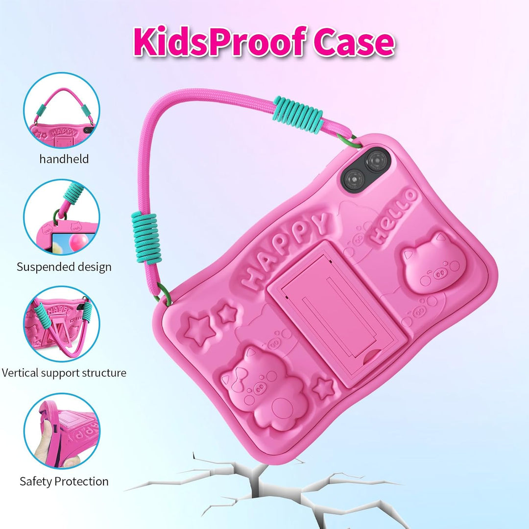 VASOUN Tablet Android 15 para niños 10.1" Pantalla HD IPS 8GB R...