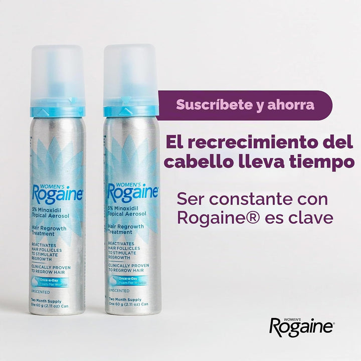 Tratamiento en espuma para pérdida de cabello, de uso diario, sumin...