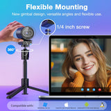 EMEET Cámara web S600 4K con trípode para transmisión, sensor Sony...