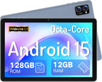 LECTRUS Tablet Android 15 de 10.1 pulgadas con Gemini AI, Octa-Core...