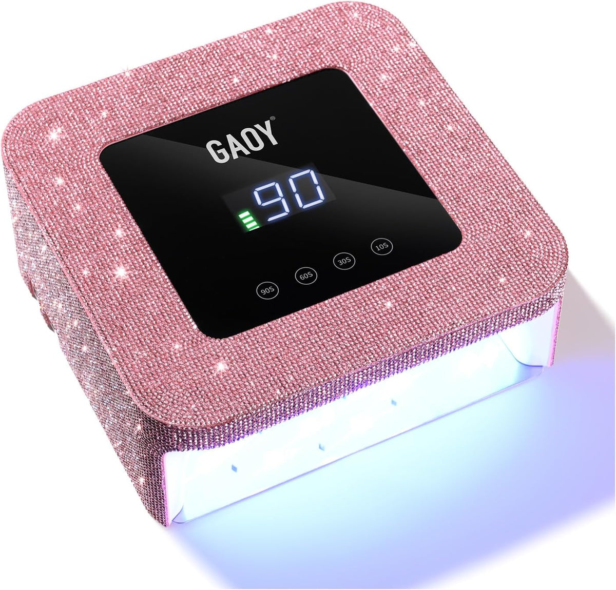 GAOY Lámpara de uñas LED UV inalámbrica para uñas de gel, luz UV re...
