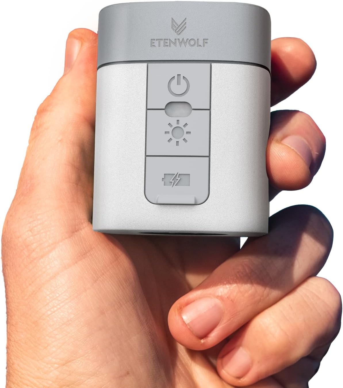 ETENWOLF AIR 3 Bomba de aire para inflables con batería de 2600 mAh y luz de campamento, bomba de aire eléctrica ultrarrápida y mini, desinfla para colchón de aire, flotadores de piscina, bolsas de
