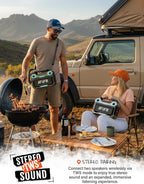 Altavoz Bluetooth al aire libre 160W: IP67 impermeable, 24H, TWS