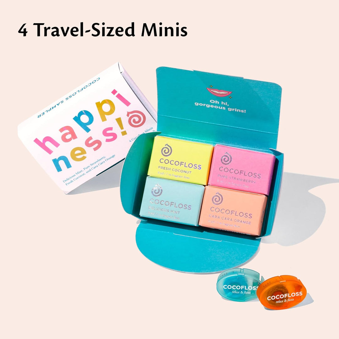 Cocofloss Hilo dental tejido, muestra de viaje, cuidado bucal diseñ...