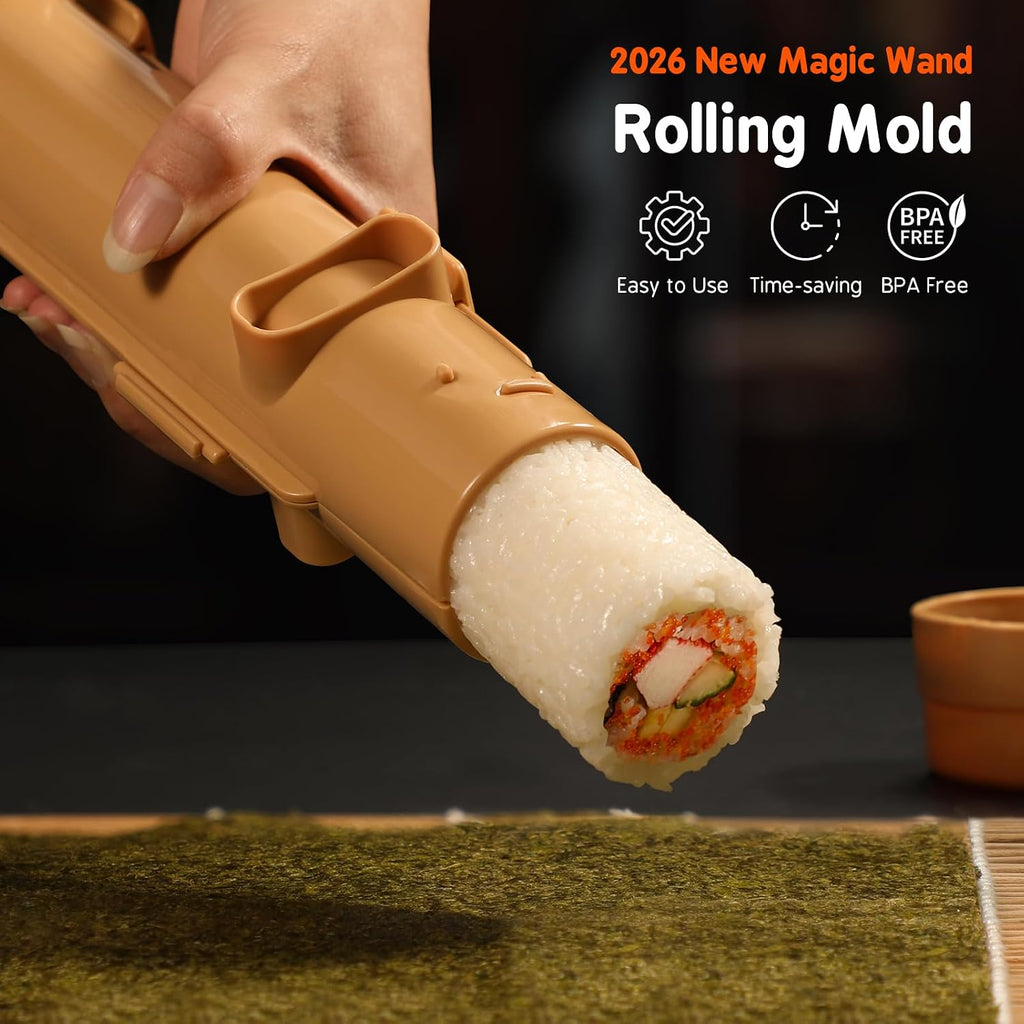 Delamu Sushi Making Kit 27 en 1 [Padre-Hijo] Sushi Kit