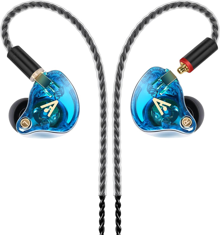 Audiovance Vibes 202 - Auriculares con cable de alta fidelidad, MMC...