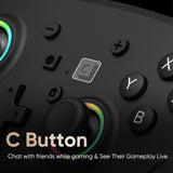 BETMI Wired Pro Controller for Switch 2, C Button, 9-Axis, Hall Eff...