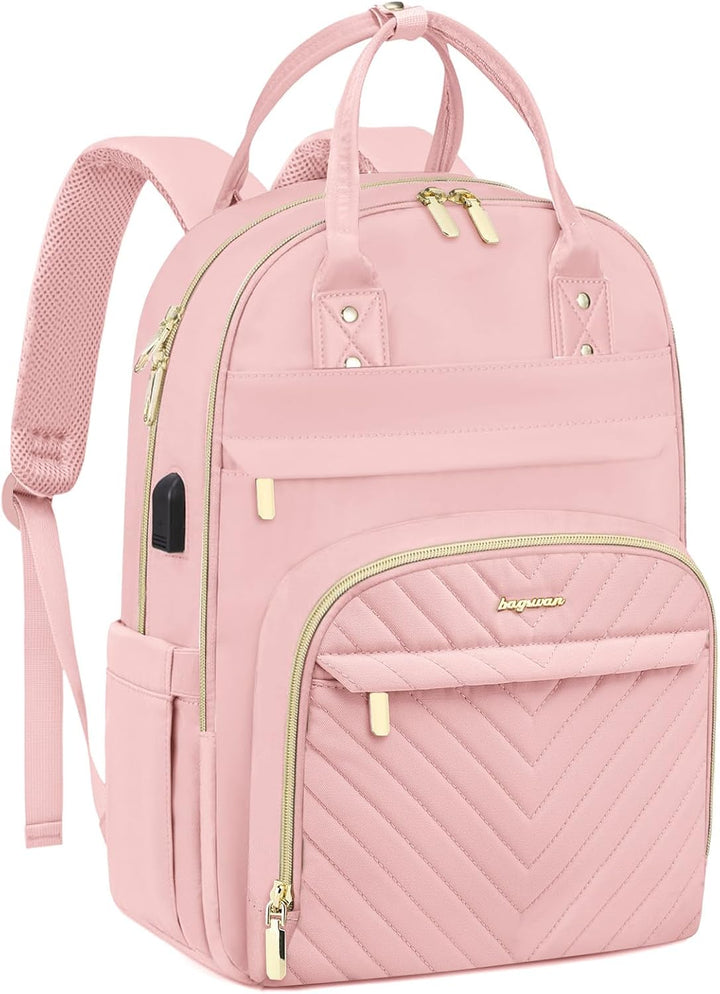 bagswan Mochila para Laptop para Mujeres Bolsa, 15,6 pulg.