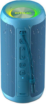 Ortizan Altavoz Bluetooth portátil inalámbrico, IPX7 impermeable, a...