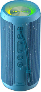 Ortizan Altavoz Bluetooth portátil inalámbrico, IPX7 impermeable, a...