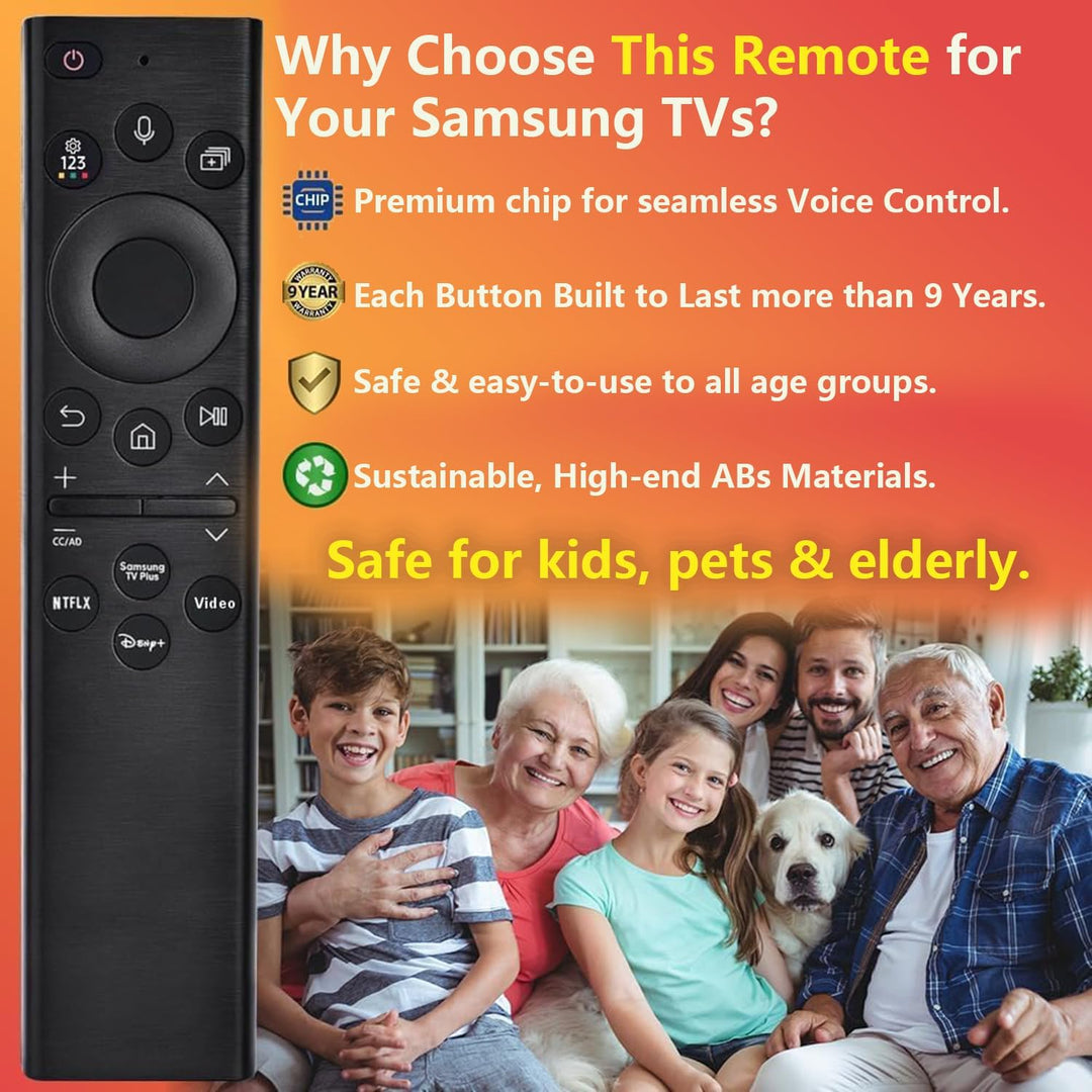 para reemplazo remoto de TV Samsung, para Samsung 2019-2024 Control...