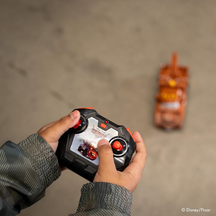 Jada Disney Pixar Cars Turbo Racer Tow Mater - Vehículo RC a escala...