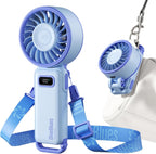 Diveblues Ventilador turbo portátil, ventilador de mano de 100 velo...