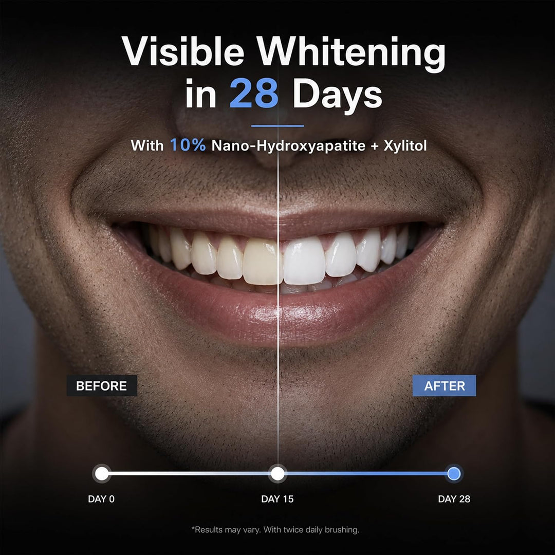 Pasta de dientes Woadee 10% Nano hidroxiapatita blanqueamiento sin...