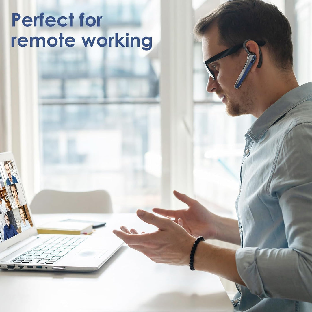 Bluetooth Headset V53 Wireless Earpiece Charging Case