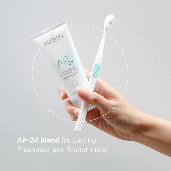Nu Skin AP 24 Pasta dental blanqueadora sin flúor, 4 onzas, 1 paque...