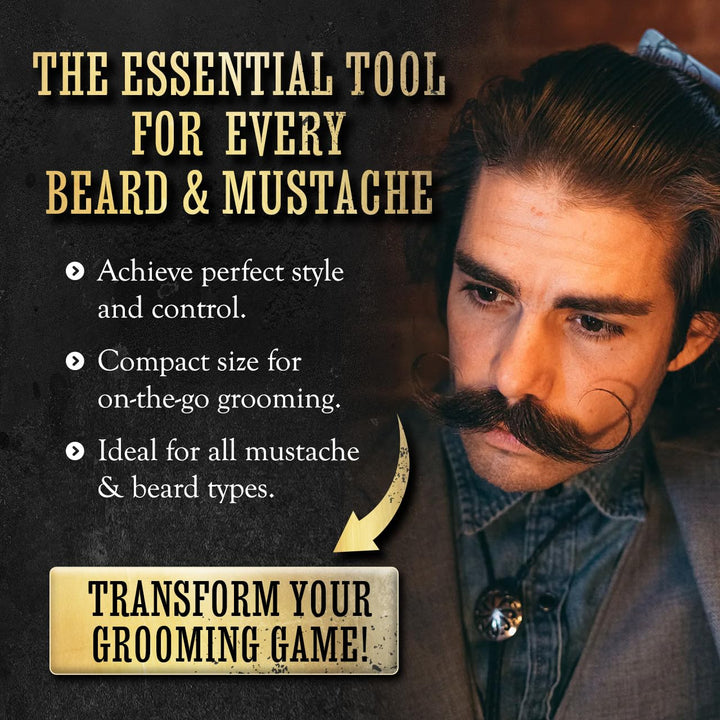 Cera para bigote, agarre fuerte, muerte súbita de 1 oz, estaño y pl...