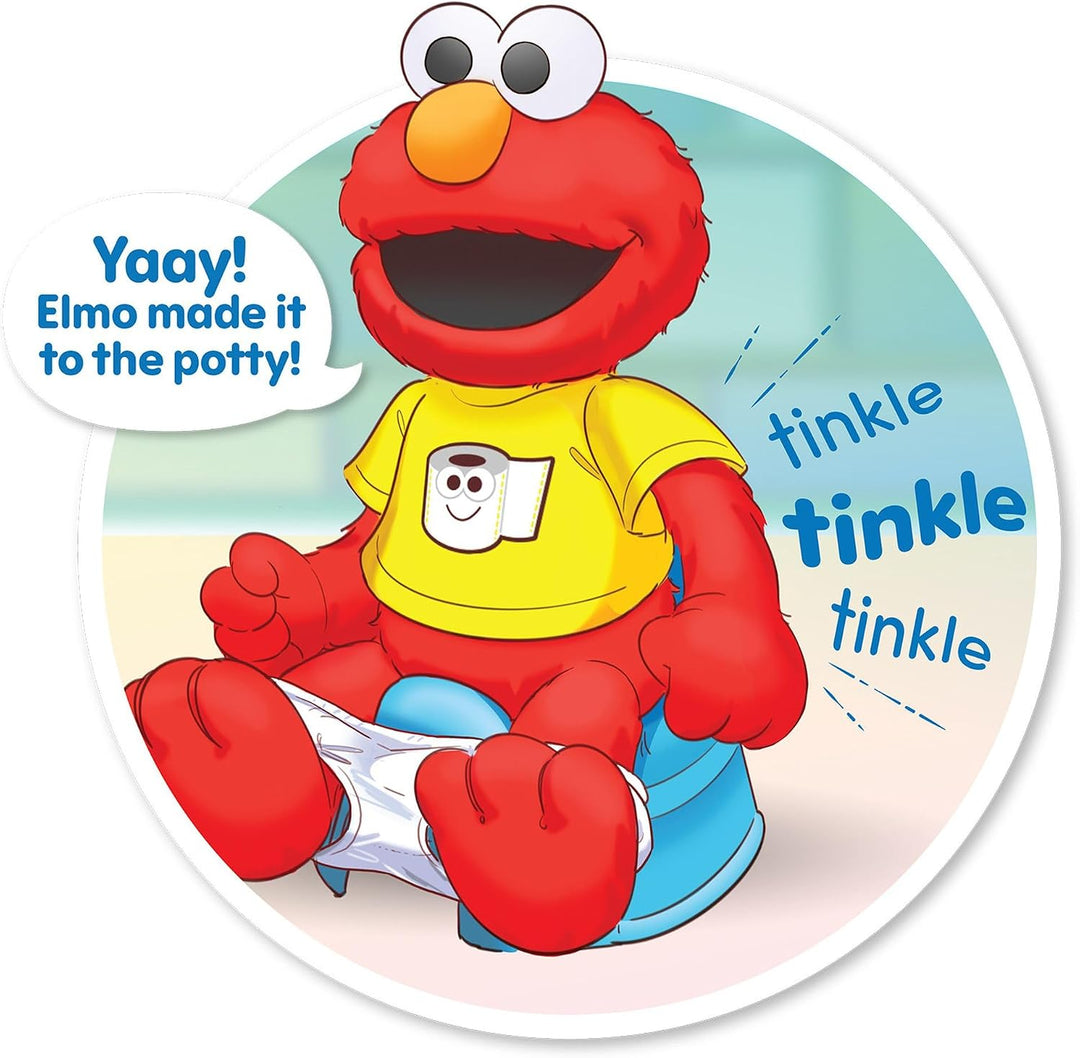 SESAME STREET Potty Time Elmo - Peluche sostenible de 12 pulgadas,...