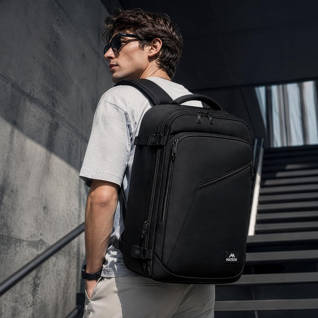 MATEIN Mochila de transporte, mochila de viaje expandible extra grande para