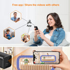 Cámara de carga USB fijawee - Cámara WiFi pequeña - Mini