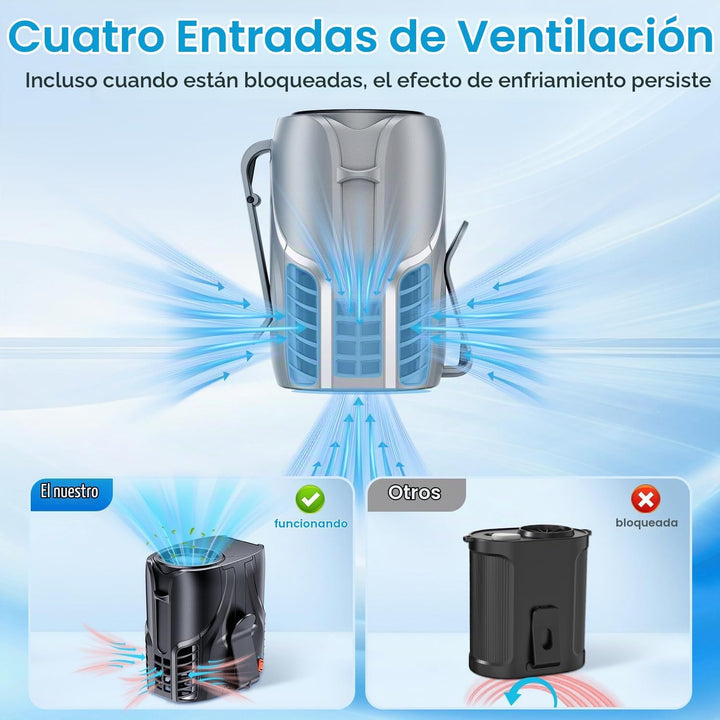 DeeKom 2025 Ventilador de cintura portátil personal y ventilador de...