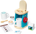Melissa & Doug Set de cafetera de juguete de madera Brew & Serve