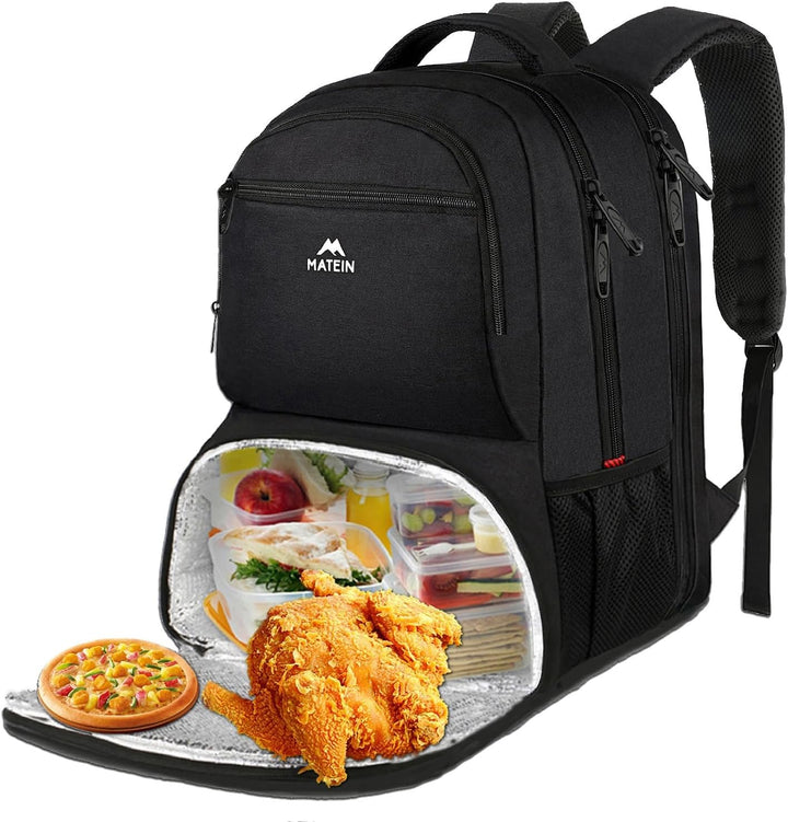 MATEIN Mochila de almuerzo para hombres, mochila térmica grande de...