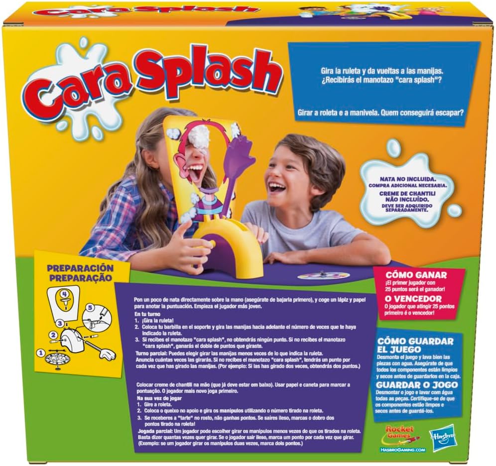 Hasbro Gaming Juego de cara de pastel Juego de mesa